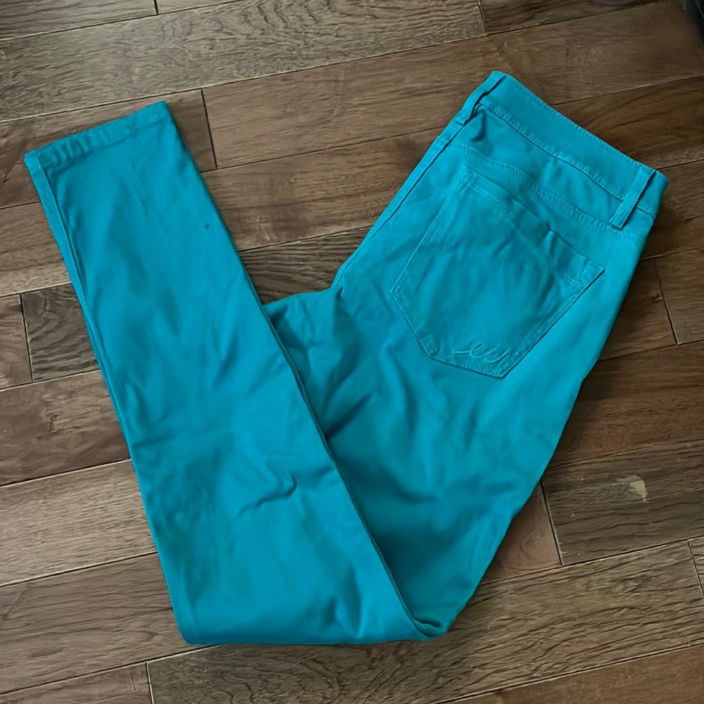 Teal Express jeans